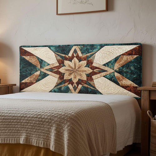 Native American Starburst CW1212030CL Quilted Headboard Slipcover