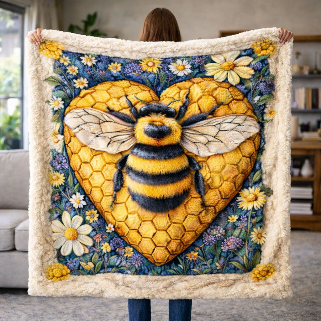 Sweet as Honey KL2901007CL Faux Fur Throw Blanket