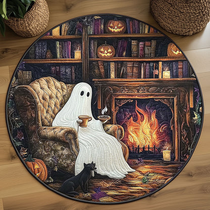Midnight Reverie WJ2307041CL Quilted Round Mat