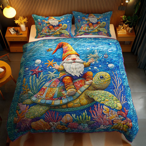 Ocean Journey Gnome WN0901088CL Duvet Cover Set