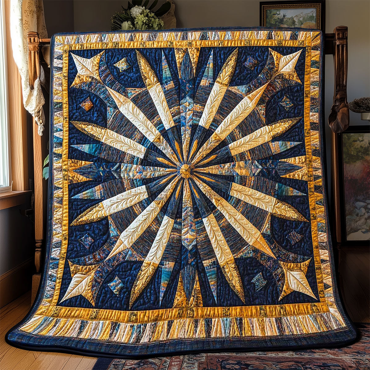 Native American Sun WP1402076CL Quilt