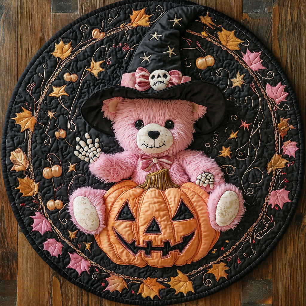 Fairy Glow Teddy Bear WN1208025CL Quilted Round Mat