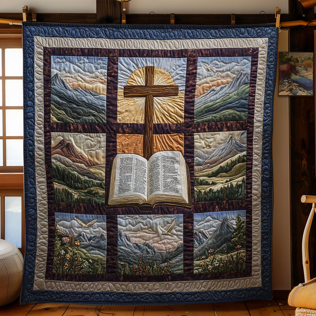 Christianity Sunrise Of Hope WN0603020CL Quilt