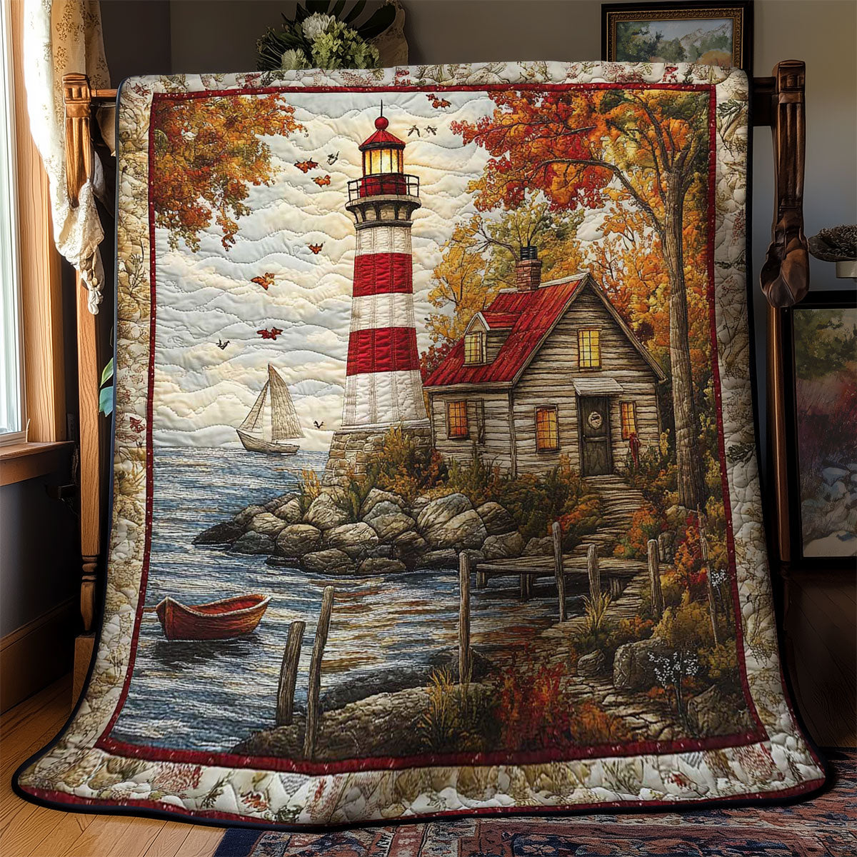 Guiding Lighthouse WN0502019CL Quilt