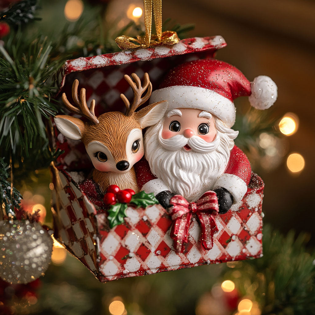 Santa Friend CW2311032CL Christmas Ornament