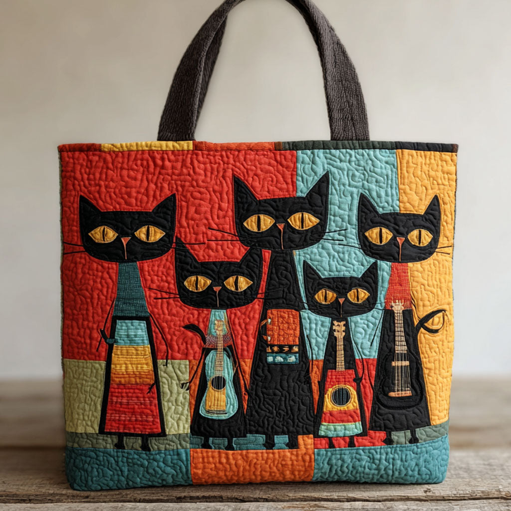 Harmony Cats CP0701018CL Quilted Tote Bag