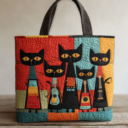 Harmony Cats CP0701018CL Quilted Tote Bag