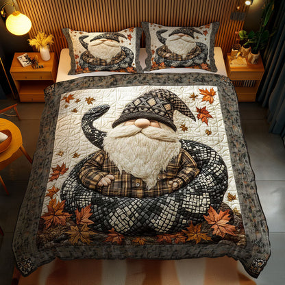 Gnome And Guardian Snake WN0802063CL Duvet Cover Set