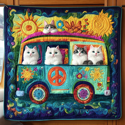 Peaceful Journey Cats KL0701006CL Quilt