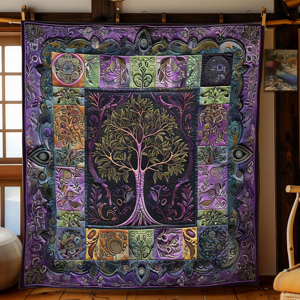 Enchanted Tree Of Life WN0601007CL Quilt