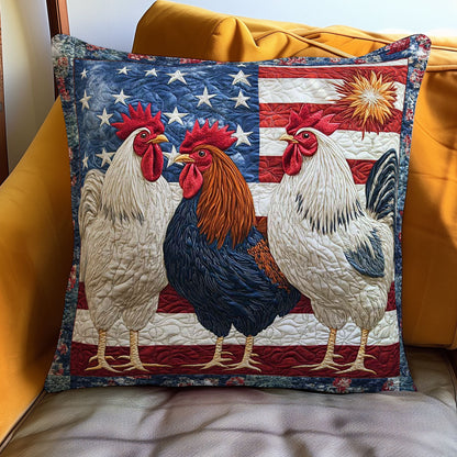 American Heritage Rooster WN1002087CL Quilt Pillow Case