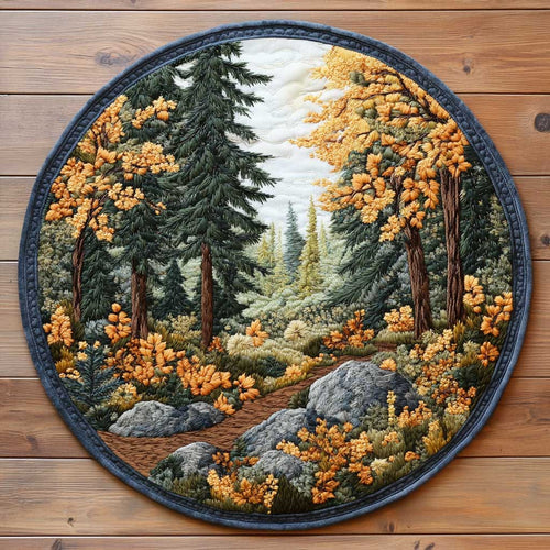 Forest Dream WN0905011CL Quilted Round Mat