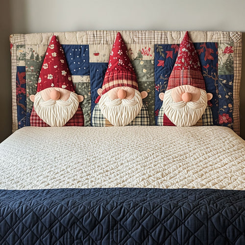Woodland Gnomes CP0901062CL Quilted Headboard Slipcover