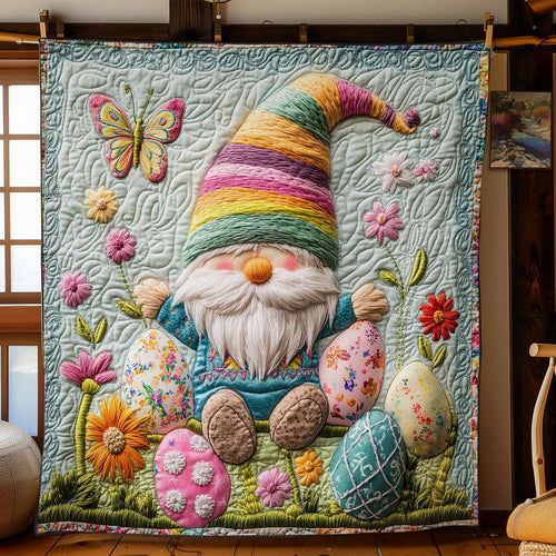 Springtime Easter Gnome WN0403050CL Quilt