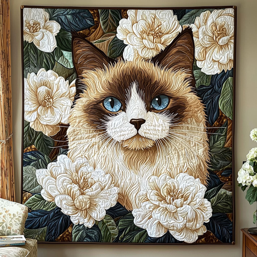 Blooming Cat QA1201022CL Quilt