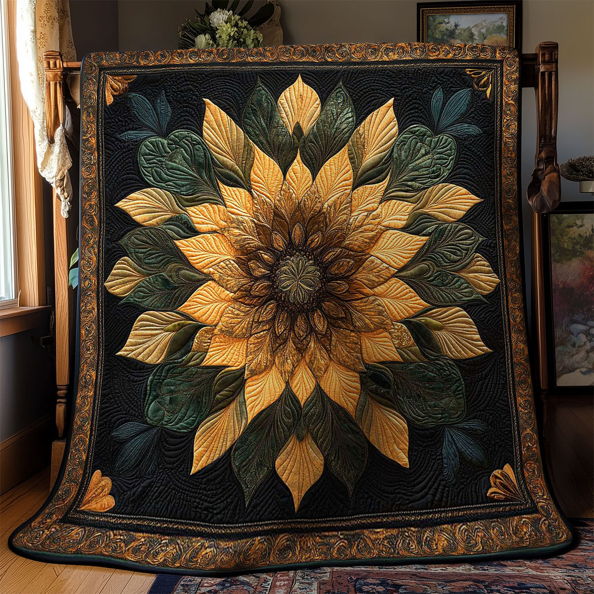 Sunlit Flower WN1303038CL Quilt