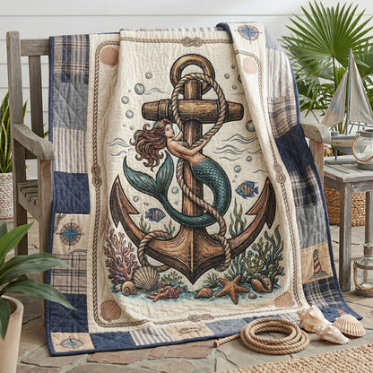 Mermaid Anchor WN2105011CL Quilt