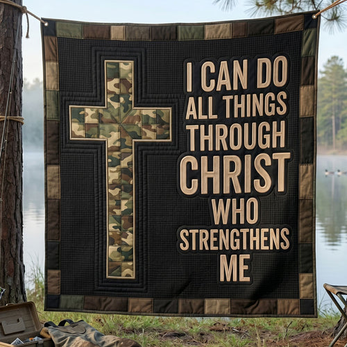 Camo Strength In Christ WN2104010CL Quilt