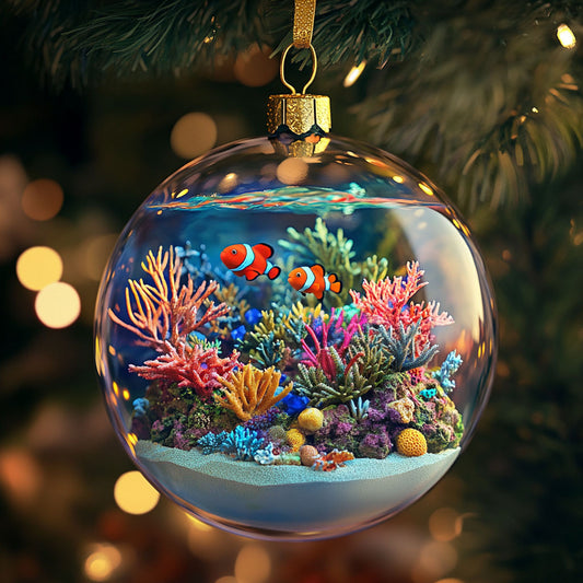Clownfish Winter Sparkle WN2911013CL Christmas Ornament