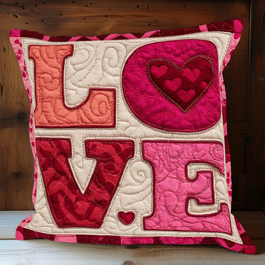 Love Blocks CP1301060CL Quilt Pillow Case