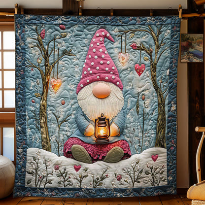 Cozy Winter Gnome WN1703111CL Quilt