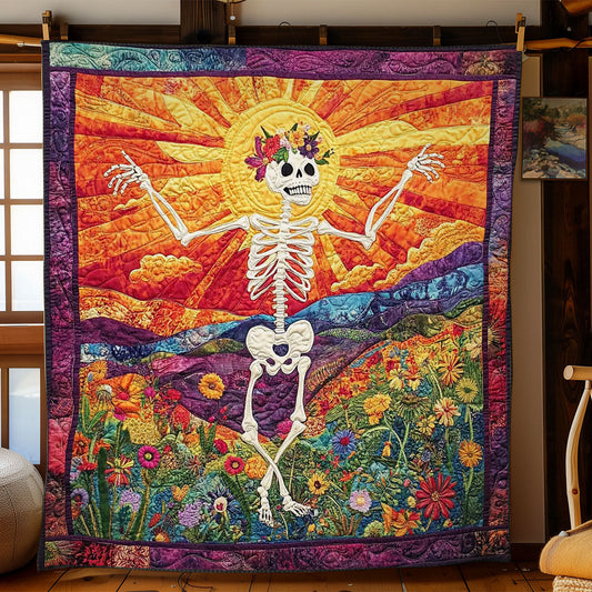 Groovy Skeleton WN1003067CL Quilt