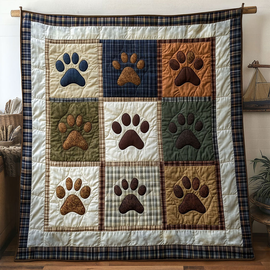 Dog Paw Quiltmark WN1201022CL Quilt