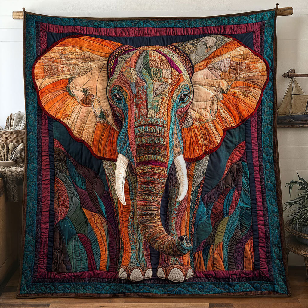 Primal Elephant WN0801067CL Quilt