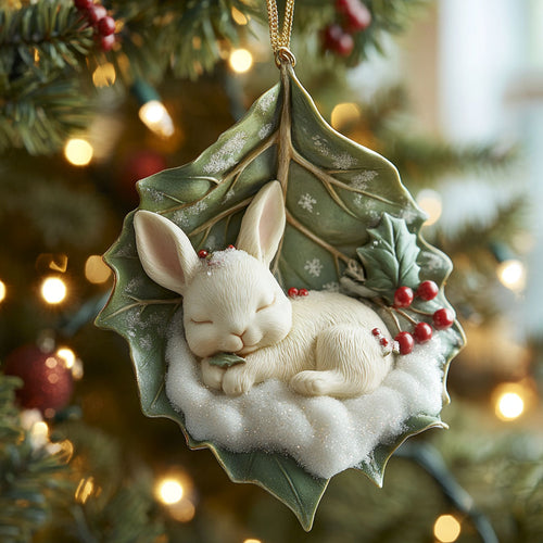 Snowy Bunny CP0312007CL Christmas Ornament