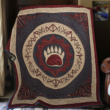 Bear Viking Warrior WP2204008CL Quilt