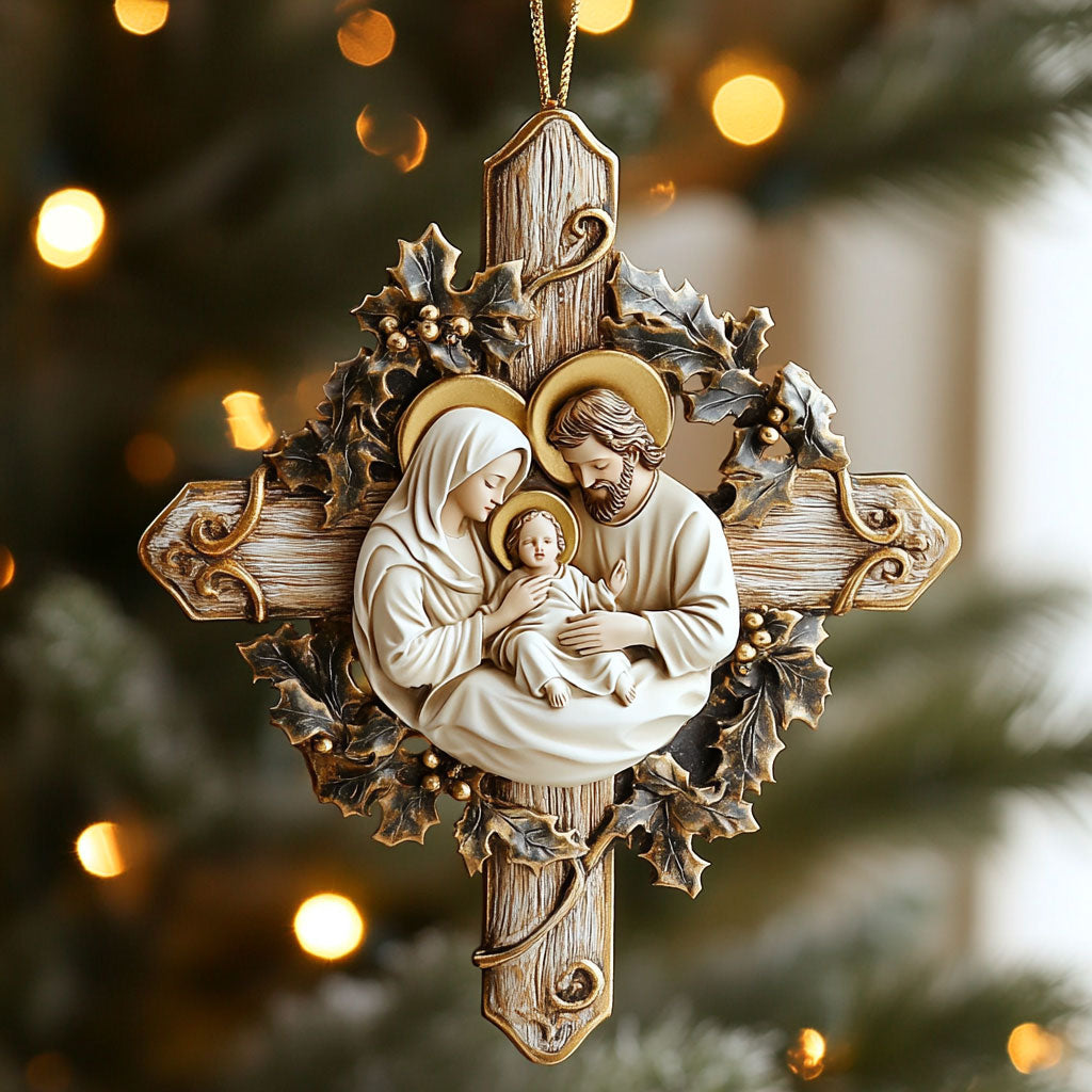 Divine Family CP0112100CL Christmas Ornament