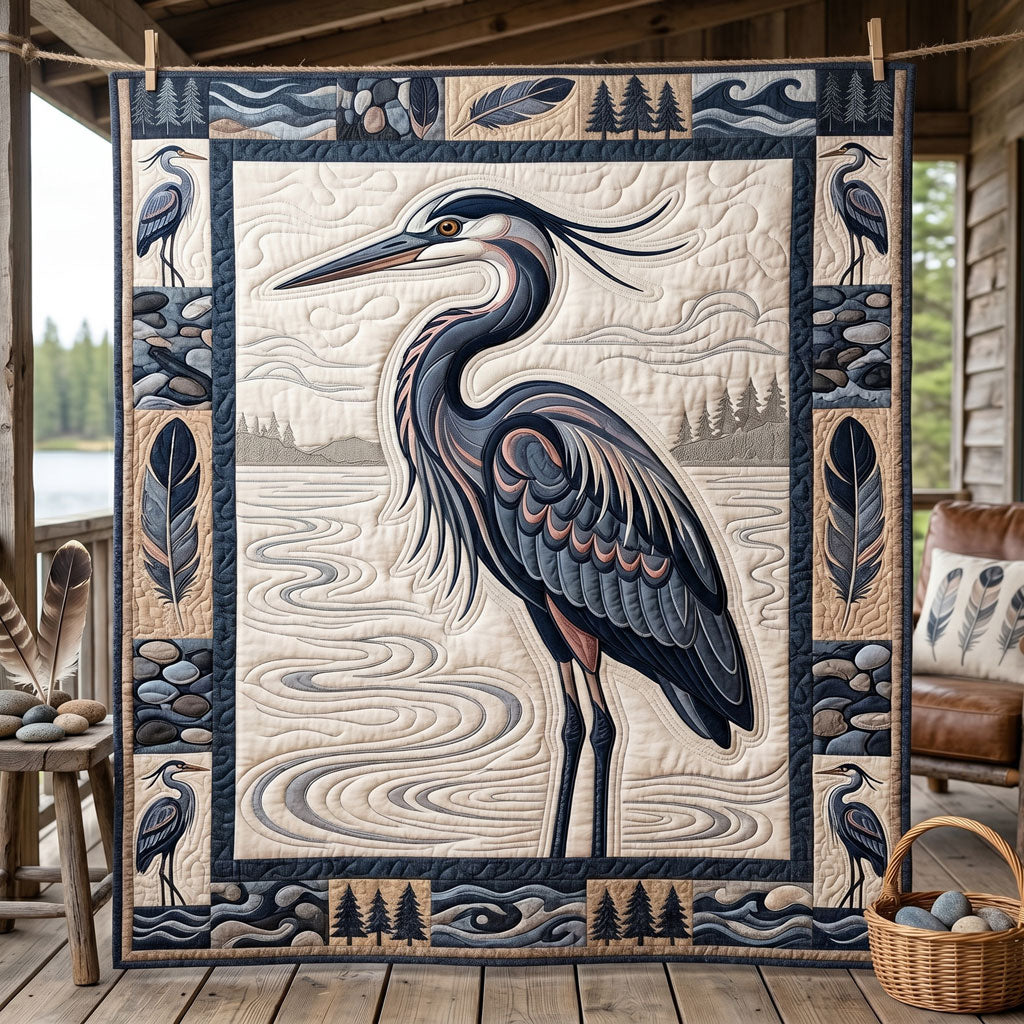 Blue Heron Waters WN1706002CL Quilt