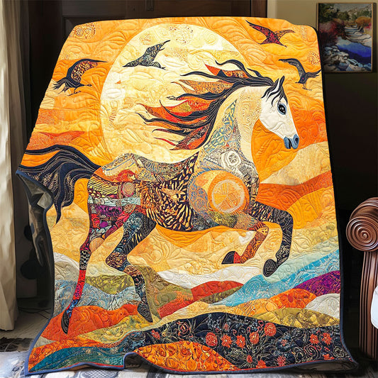 Native American Horse WP2301004CL Quilt