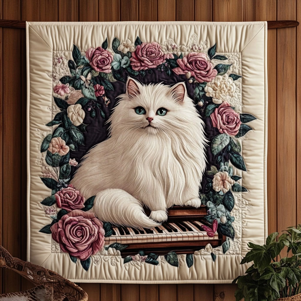 Piano Rose Cat KL1301048CL Quilt