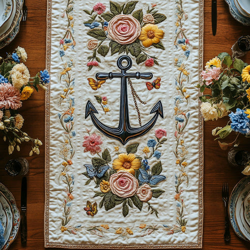 Anchor Meadow WN0407013CL Quilted Table Runner