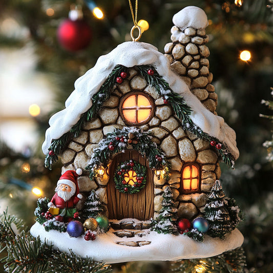 Stone Hearth Cottage CW2611061CL Christmas Ornament