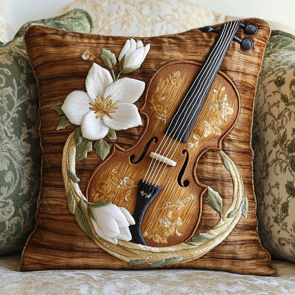 Blooming Violin XR1011004CL Quilt Pillow Case