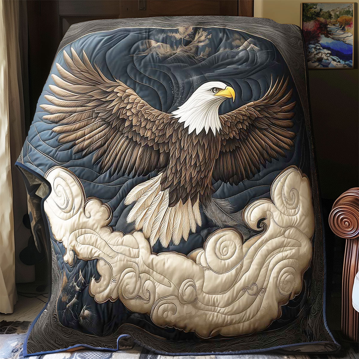 Majestic Bald Eagle WP1902020CL Quilt