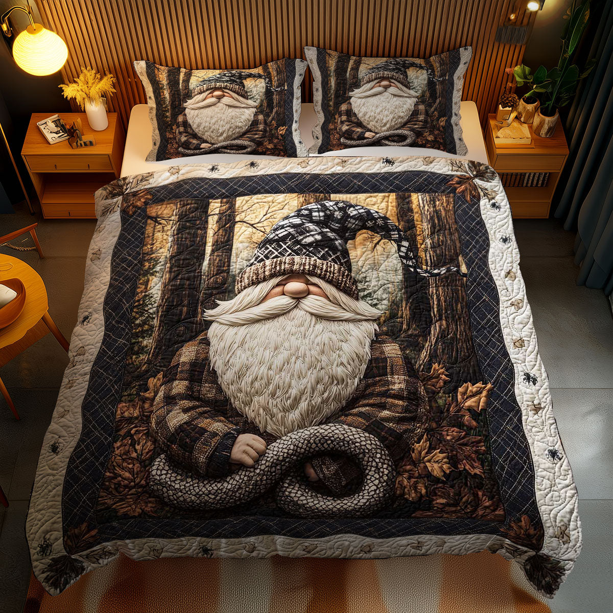 Mystic Gnome And Serpent WN0802081CL Duvet Cover Set