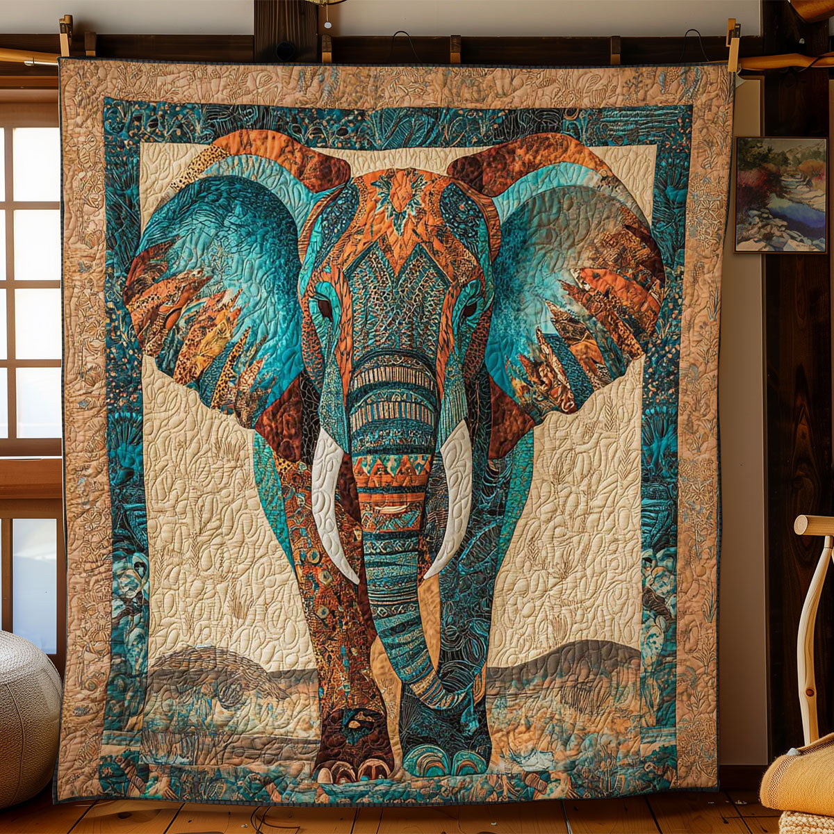 Guardian Elephant WN1303032CL Quilt