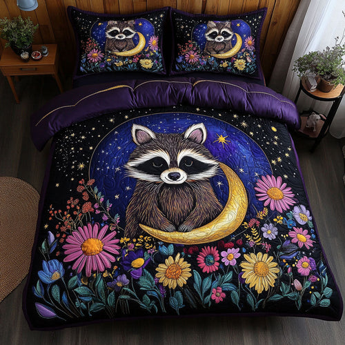 Mystic Raccoon Moon CW1501040CL Duvet Cover Set