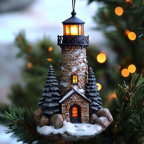 Lighthouse Snow Globe Dream WN2611062CL Christmas Ornament