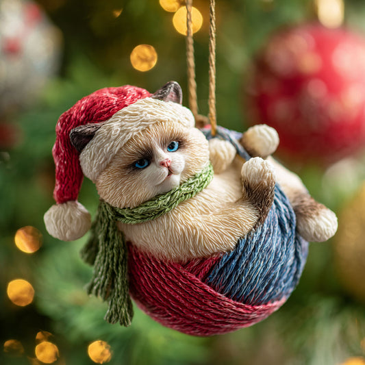 Winter Kitty CP0612034CL Christmas Ornament