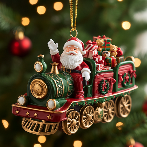 Merry Locomotive CP2811164CL Christmas Ornament