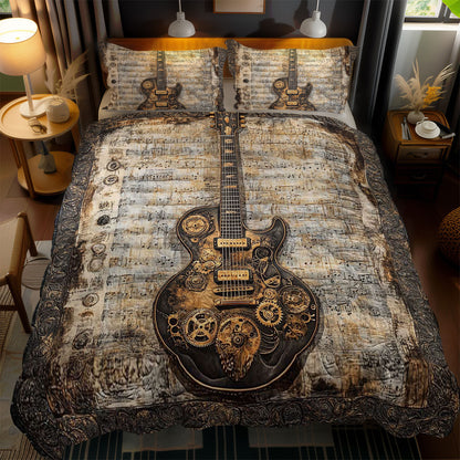 Steampunk Guitar WN1003116CL Duvet Cover Set