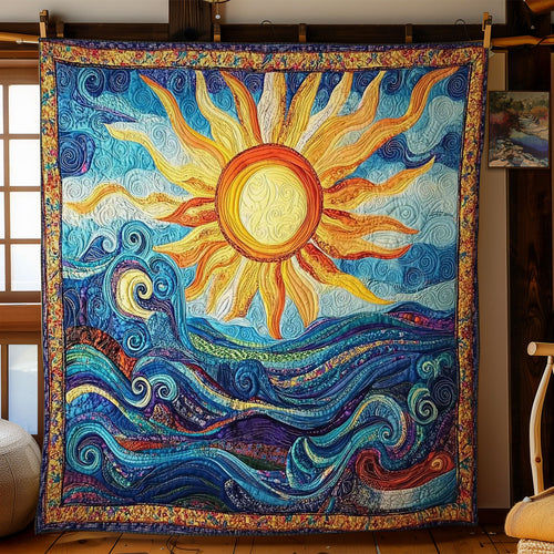 Golden Sun Tide WN1203056CL Quilt