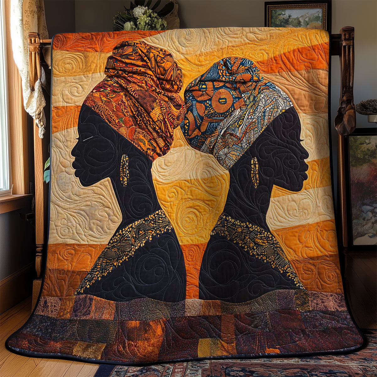 Mystic African Woman WN0703031CL Quilt