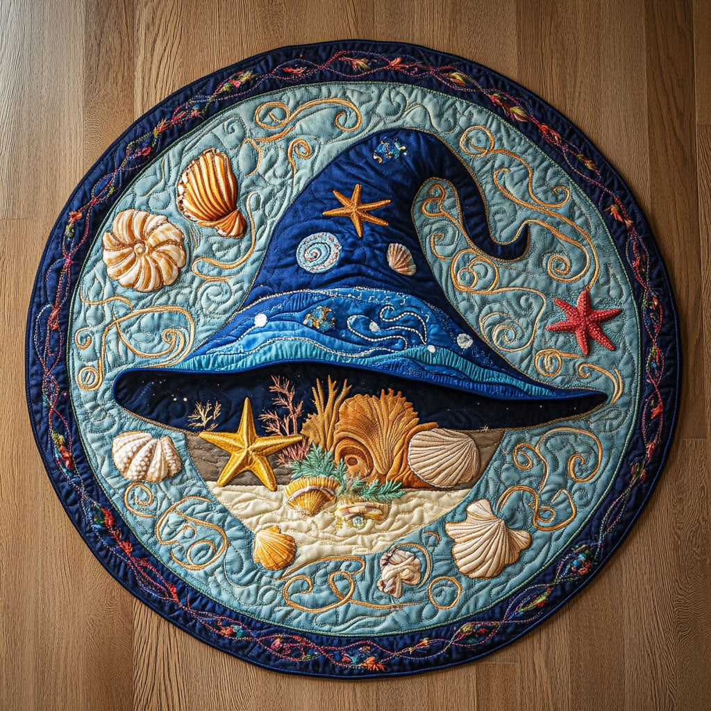 Wizard Hat Sand WN0606050CL Quilted Round Mat