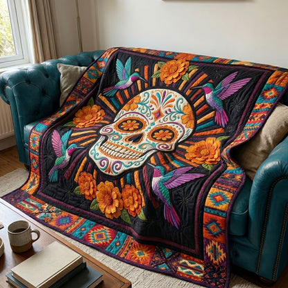 Radiant Sugar Skull Fiesta WN2404010CL Quilt