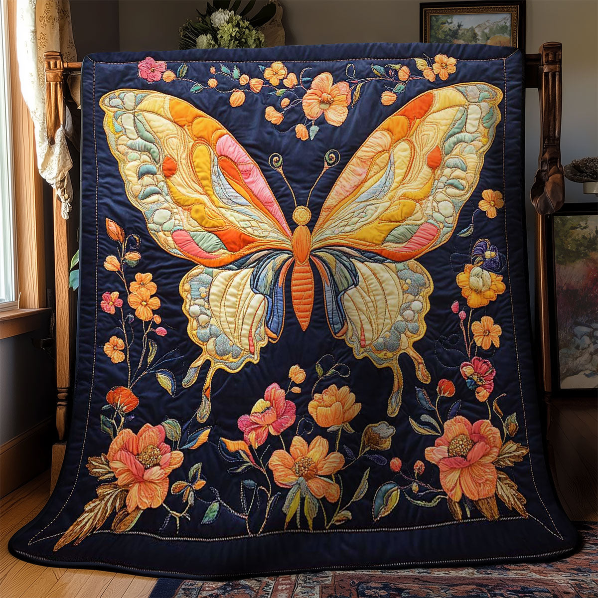 Garden Butterfly WN1002020CL Quilt